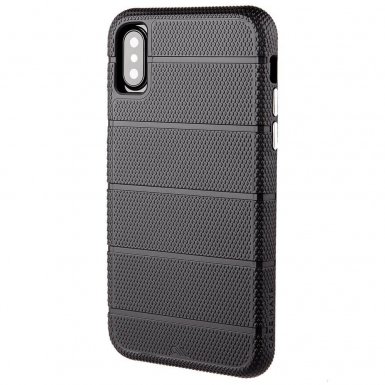 CaseMate Tough Mag Case - кейс с висока защита за iPhone XS, iPhone X (черен)