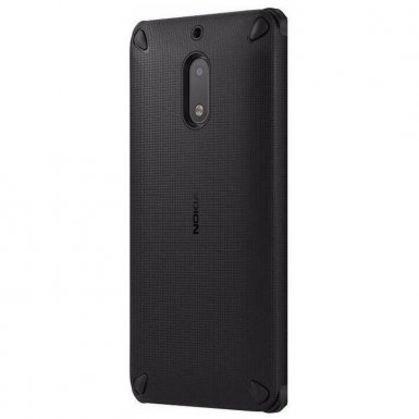 Nokia Rugged Impact Case CC-501 - удароустойчив хибриден кейс за Nokia 6 (черен)