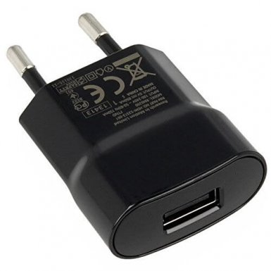 BlackBerry USB Charger ASY-24479013 - захранване 850mA за мобилни устройства (bulk) (черен)
