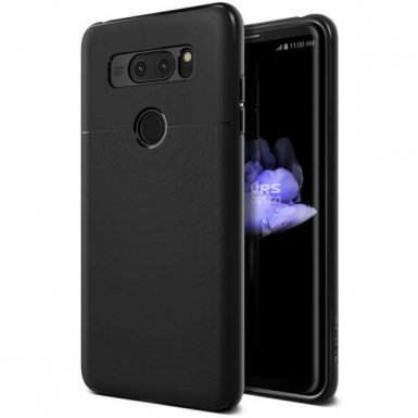 Verus Single Fit Case - хибриден удароустойчив кейс за LG V30 (черен)