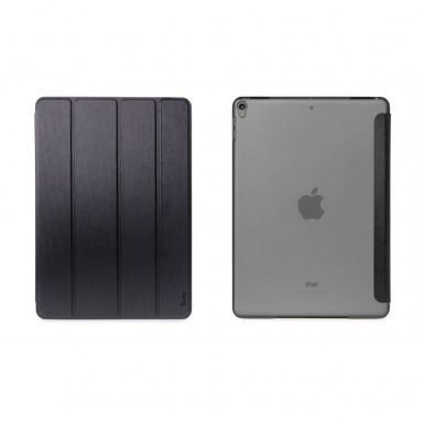 Torrii Torrio Case - кожен кейс и поставка за iPad Air 3 (2019), iPad Pro 10.5 (черен)