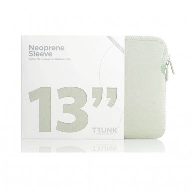 Trunk Laptop Sleeve - неопренов калъф за преносими компютри до 13 инча (светлозелен)