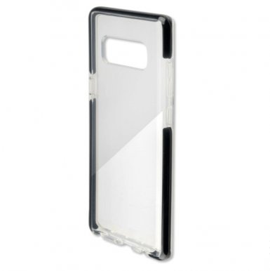 4smarts Soft Cover Airy Shield - хибриден удароустойчив кейс за Samsung Galaxy Note 8 (черен-прозрачен)