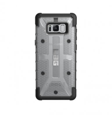 Urban Armor Gear Plasma - удароустойчив хибриден кейс за Samsung Galaxy S8 Plus (прозрачен) (bulk)