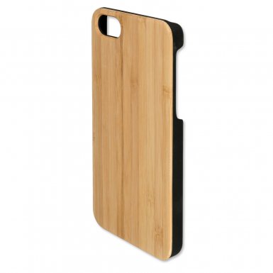 4smarts Clip-On Cover Trendline Wood Bamboo - поликарбонатов кейс с гръб от истинско дърво за iPhone 8, iPhone 7 (бамбук)