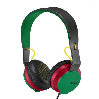 The House of Marley The Roar On-Ear Headphones - слушалки за iPhone, iPod и устройства с 3.5 мм изход (раста) (bulk)