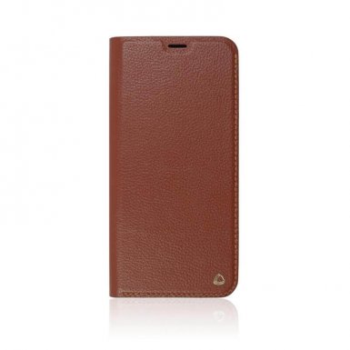 OCCA Jacket Wallet Genuine Leather Case - кожен калъф (естествена кожа) тип портфейл за Samsung Galaxy S8 (кафяв)