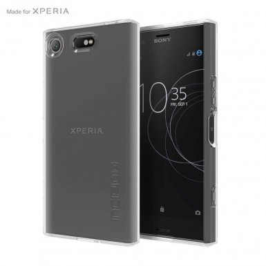 Incipio NGP Pure Case - удароустойчив силиконов (TPU) калъф за Sony Xperia XZ1 Compact (прозрачен)