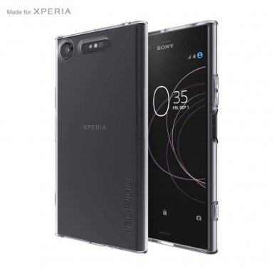 Incipio NGP Pure Case - удароустойчив силиконов (TPU) калъф за Sony Xperia XZ1 (прозрачен)