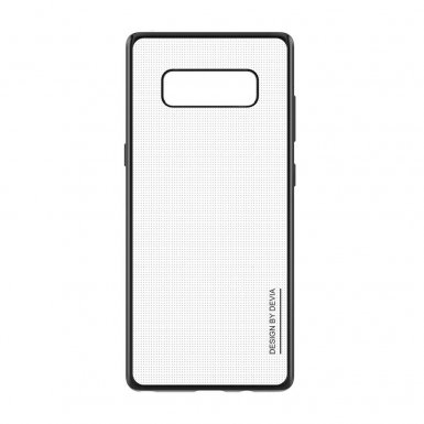 Devia Glitter Case - силиконов (TPU) калъф за Samsung Galaxy Note 8 (прозрачен-черен)