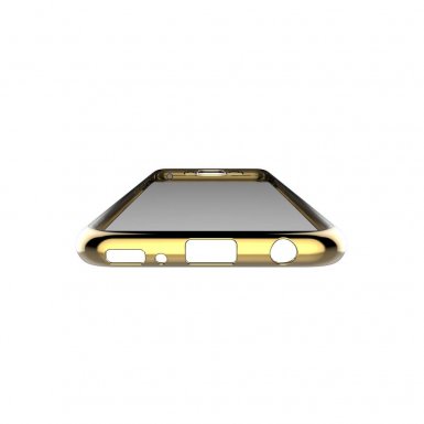 Devia Glitter Soft Case - силиконов (TPU) калъф за Samsung Galaxy S8 Plus (прозрачен-златист)