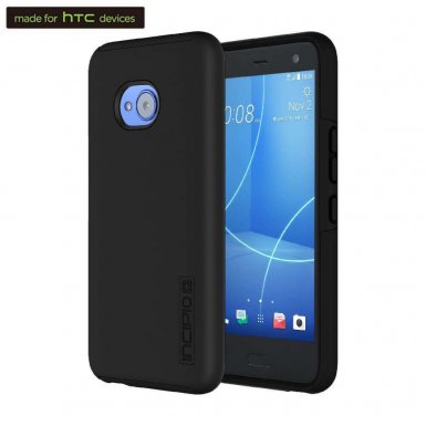 Incipio Dual Pro Case - удароустойчив хибриден кейс за HTC U11 life (черен)
