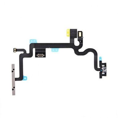 OEM Power Button Flex Cable - лентов кабел за on/off бутона, горен микрофон, бутони за звука и светкавица за iPhone 7 