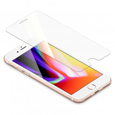 Torrii BodyGlass 2.5D Glass - калено стъклено защитно покритие за iPhone 8, iPhone 7, iPhone 6S, iPhone 6 (прозрачен)