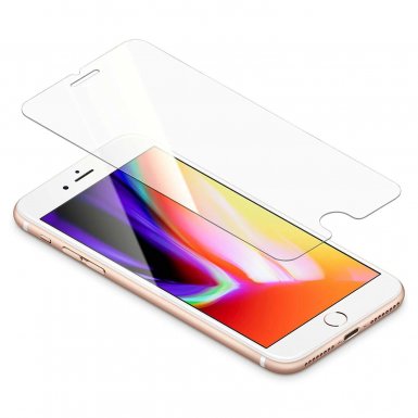 Torrii BodyGlass 2.5D Glass - калено стъклено защитно покритие за iPhone 8 Plus, iPhone 7 Plus, iPhone 6S Plus, iPhone 6 Plus (прозрачен)