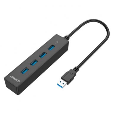 Orico USB 3.0 4-Port Hub - 4 портов USB хъб за MacBook и преносими компютри (черен)