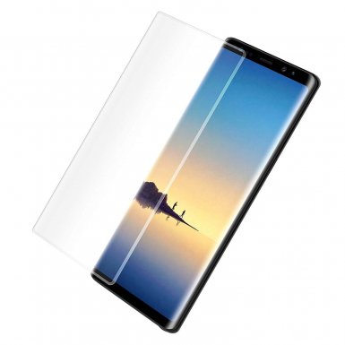 Otterbox Alpha Glass - калено стъклено защитно покритие с извити ръбове за Samsung Galaxy Note 8 (прозрачен)