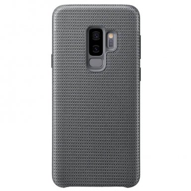Samsung Hyperknit Cover Fabric EF-GG965FJ - текстилен оригинален кейс за Samsung Galaxy S9 Plus (сив)