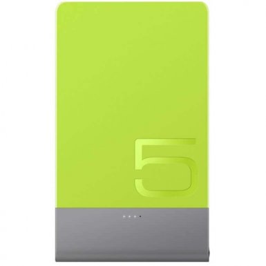 Huawei Power Bank AP006L 5000 mAh - външна батерия с USB изход за мобилни телефони и таблети (зелен)