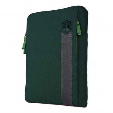 STM Ridge Laptop Sleeve - дизайнерски качествен калъф за MacBook Pro Retina 13 и преносими компютри до 13 инча (тъмнозелен)