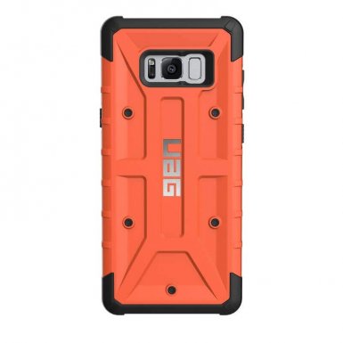 Urban Armor Gear Pathfinder - удароустойчив хибриден кейс за Samsung Galaxy S8 Plus (оранжев)