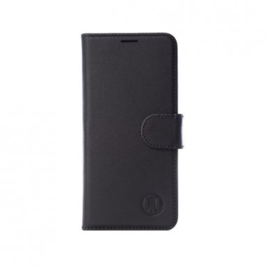 JT Berlin LeatherBook Kreuzberg Case - хоризонтален кожен (естествена кожа) калъф тип портфейл за Samsung Galaxy S9 (черен)