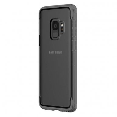 Griffin Survivor Clear - хибриден удароустойчив кейс за Samsung Galaxy S9 (прозрачен-черен)