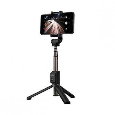 Huawei BT Tripod Selfie Stick AF15 - разтегаем безжичен селфи стик и трипод за мобилни телефони (черен)