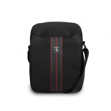 Ferrari Urban Tablet Bag - дизайнерска чанта с презрамка таблети до 10 инча (черен)