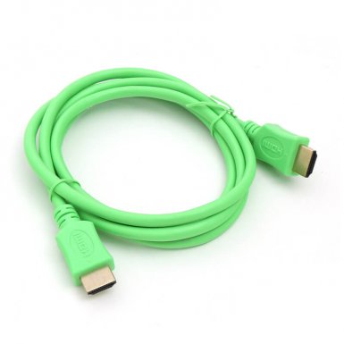 Omega HDMI Cable - HDMI кабел за мобилни устройства (1.5 метра) (зелен)