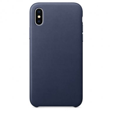 SDesign Silicone Original Case - качествен силиконов кейс за iPhone XS, iPhone X (син)