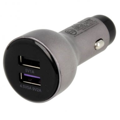 Huawei Super Dual-USB Car Charger AP38 - зарядно за кола с 2xUSB изхода и USB-C кабел
