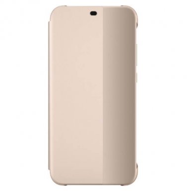 Huawei Smart View Cover - оригинален кожен калъф за Huawei P20 Lite (розов)