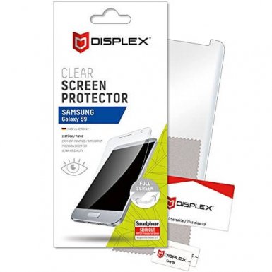 Displex Professional Screen Protector Full Screen - качествено защитно покритие за дисплея на Samsung Galaxy S9