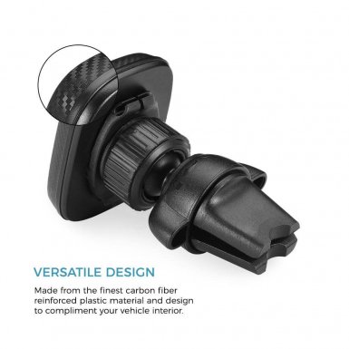 Prodigee Handsfree Magnet Pro Mount - магнитна поставка за радиатора на кола за смартфони (черен)