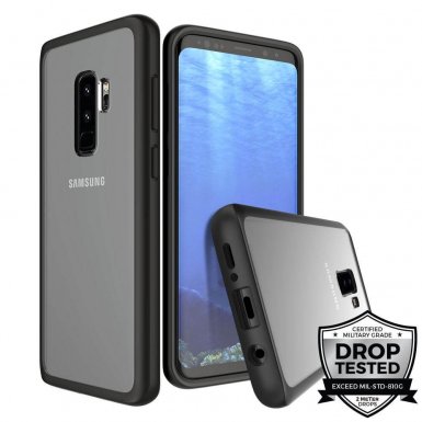 Prodigee Safetee Slim Case - хибриден кейс с висока степен на защита за Samsung Galaxy S9 Plus (черен)