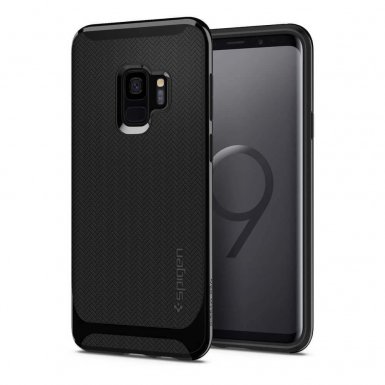 Spigen Neo Hybrid Case - хибриден кейс с висока степен на защита за Samsung Galaxy S9 (черен)