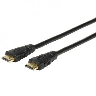 eStuff HDMI Cable v1.4 - HDMI кабел за мобилни устройства (1 метър) (черен)