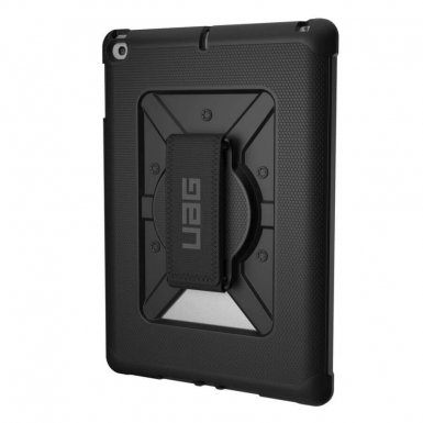 Urban Armor Gear Metropolis Case - удароустойчив хибриден кейс от най-висок клас за iPad 9.7 (2017) (черен)