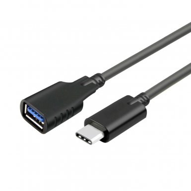 TeckNet TF010 3.0 USB-C to USB-A Female - USB-A OTG адаптер за устройства с USB-C порт (черен)