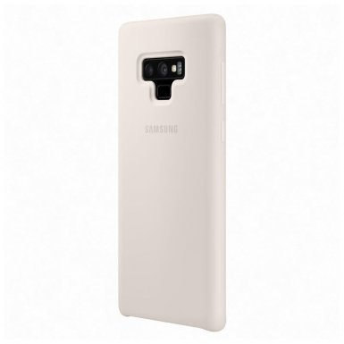 Samsung Silicone Cover Case EF-PN960TW - оригинален силиконов кейс за Samsung Galaxy Note 9 (бял)