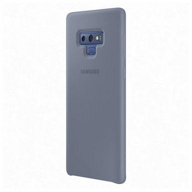 Samsung Silicone Cover Case EF-PN960TL - оригинален силиконов кейс за Samsung Galaxy Note 9 (син)