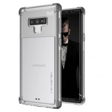Ghostek Covert 2 Case  - хибриден удароустойчив кейс за Samsung Galaxy Note 9 (прозрачен-черен)