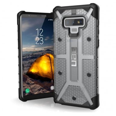 Urban Armor Gear Plasma - удароустойчив хибриден кейс за Samsung Galaxy Note 9 (прозрачен)