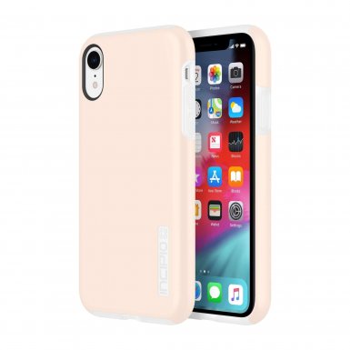 Incipio DualPro Case - удароустойчив хибриден кейс за iPhone XR (розов)