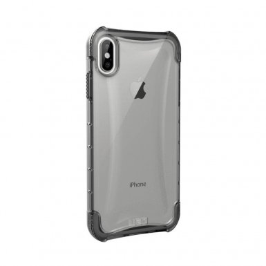 Urban Armor Gear Plyo Case - удароустойчив хибриден кейс за iPhone Xs Max (прозрачен)