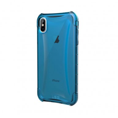 Urban Armor Gear Plyo Case - удароустойчив хибриден кейс за iPhone Xs Max (син)