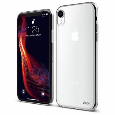 Elago Slim Fit Case - качествен поликарбонатов кейс за iPhone XR (прозрачен)