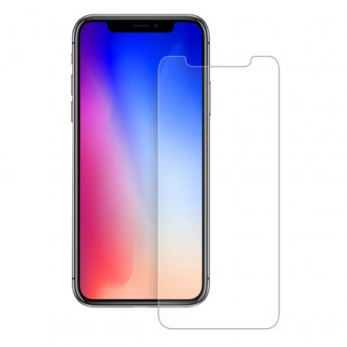 Eiger Mountain Glass Tempered Glass Screen Protector - калено стъклено защитно покритие за дисплея на iPhone XS, iPhone X (прозрачен)