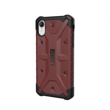 Urban Armor Gear Pathfinder - удароустойчив хибриден кейс за iPhone XR (бордо)